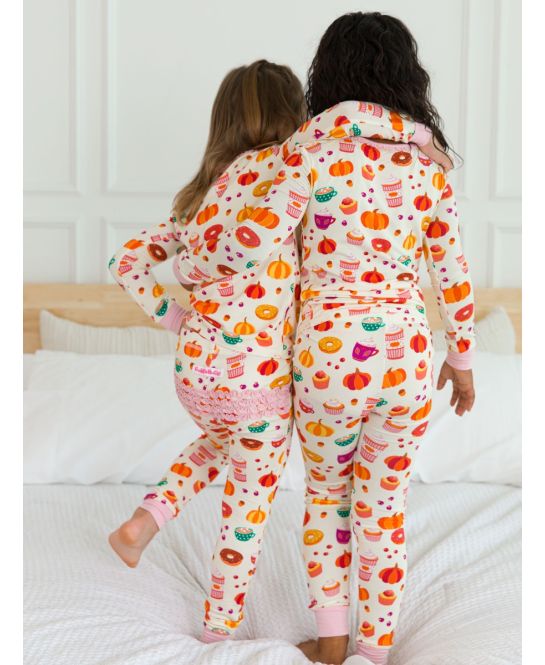 RuffleButts + RuggedButts - Long Sleeve Pajama Set - Fall Treats