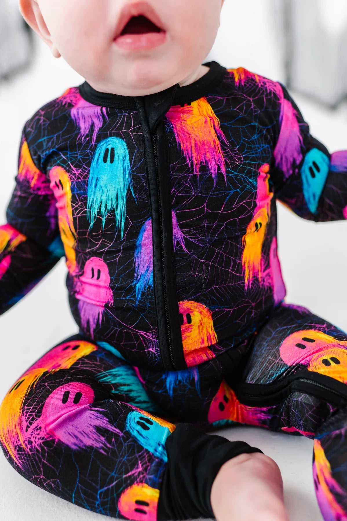 Birdie Bean - Electric BOO-gie Convertible Romper PJ