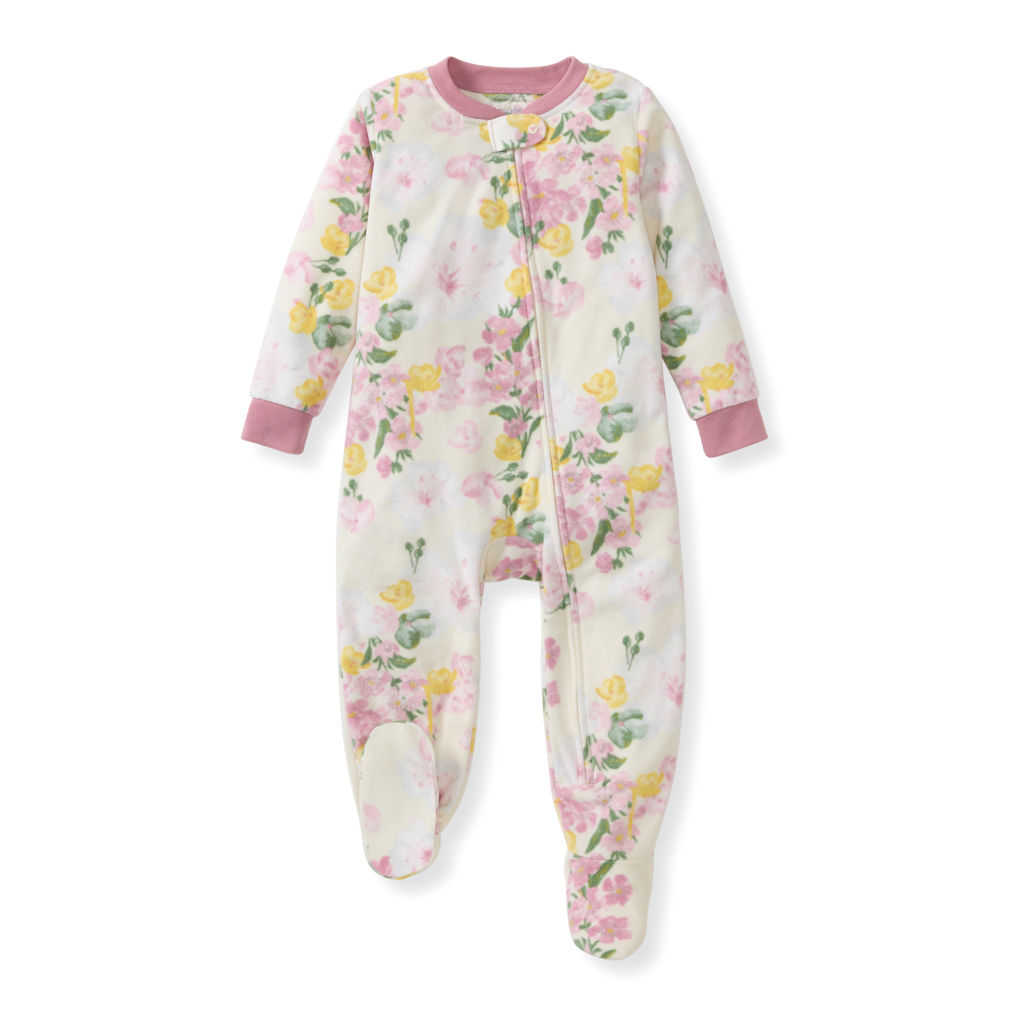 Burt's Bees Baby - Floral Fields polarbee™ Repreve® Fleece Pajamas