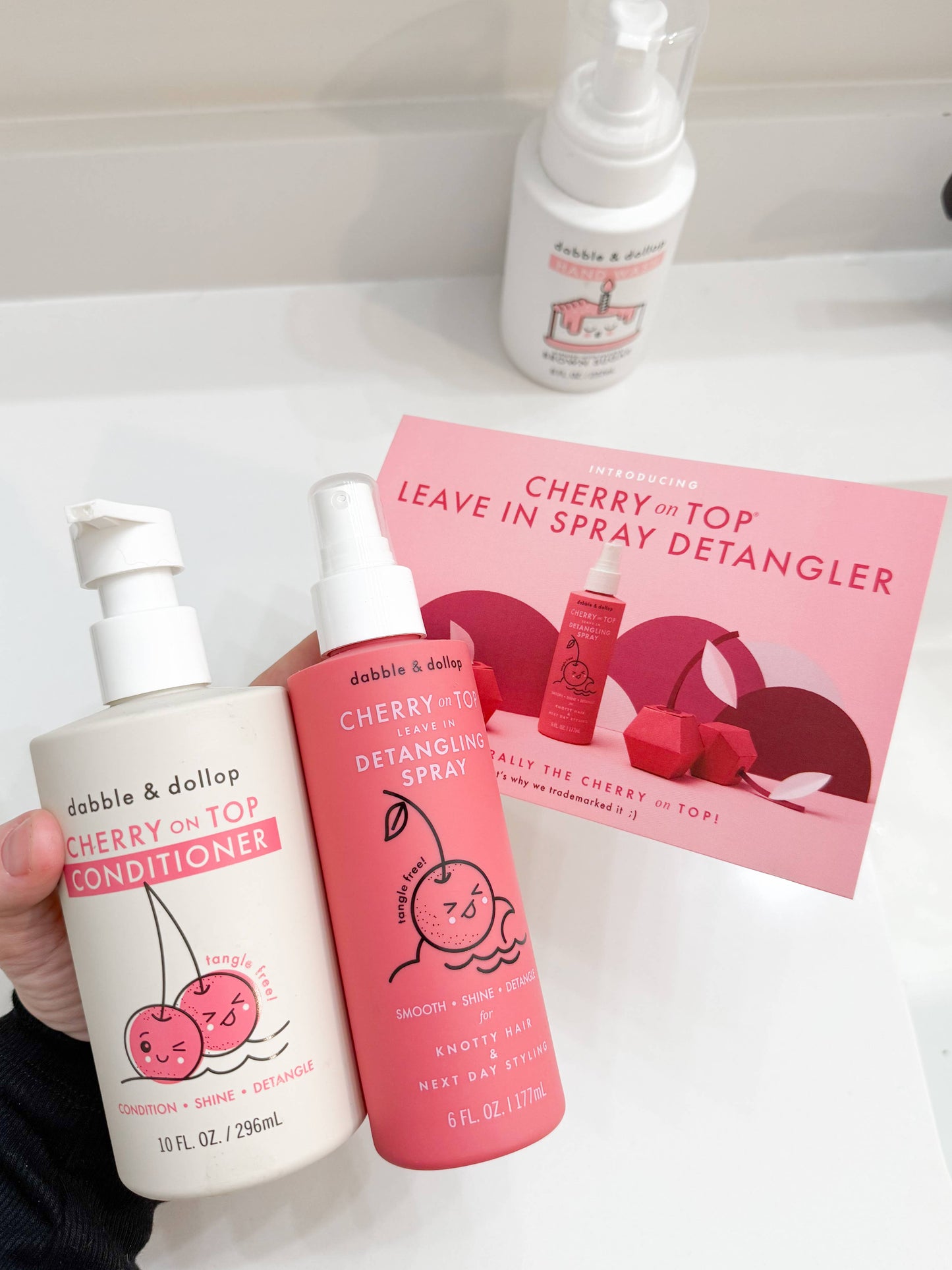 Dabble & Dollop® - Cherry on Top® Hair Detangling & Conditioning Spray