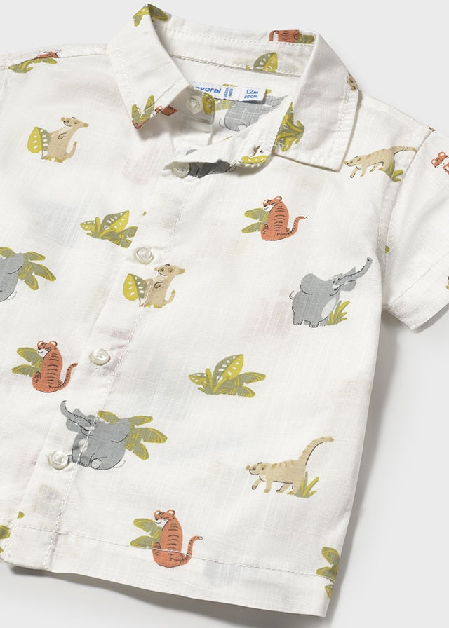 Mayoral - Animal S/S Shirt