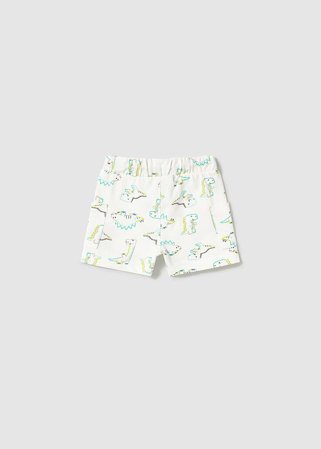Mayoral - Dinosaur Knit Bermuda Shorts