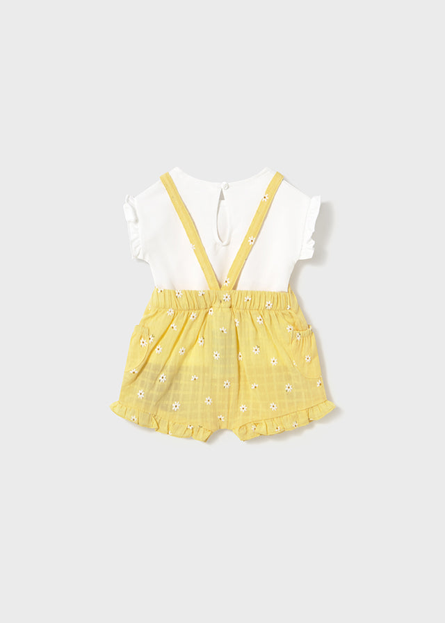 Mayoral - Sunny Overall & T-Shirt Set