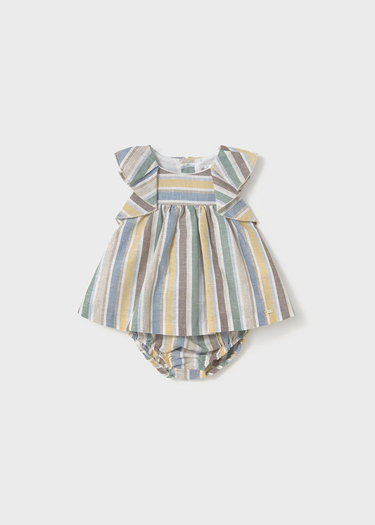 Mayoral - Stripes Linen Dress