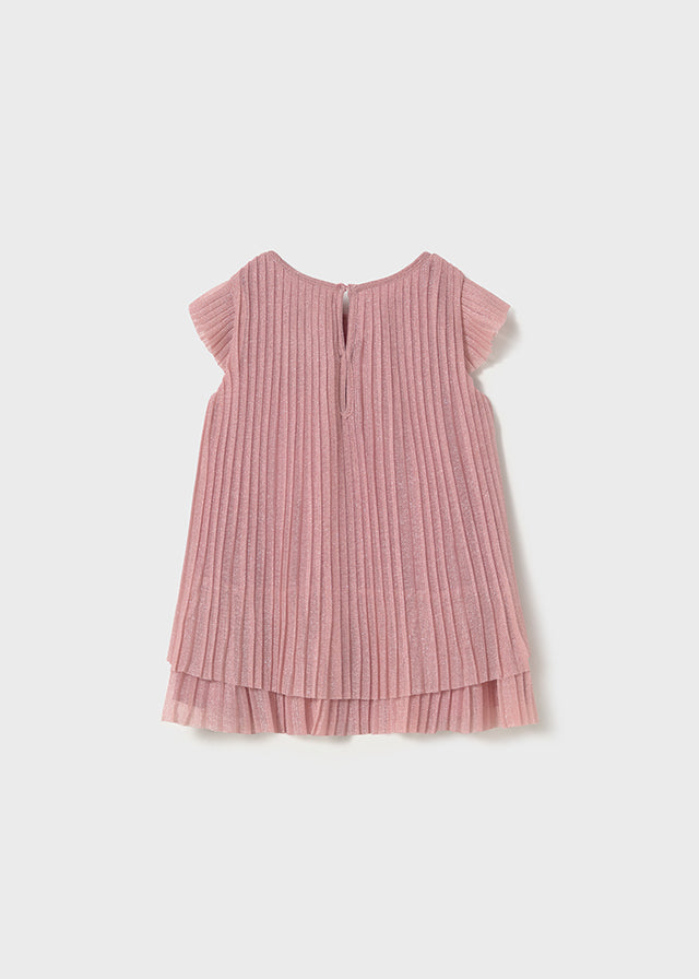 Mayoral - Rose Pleated Tulle Dress