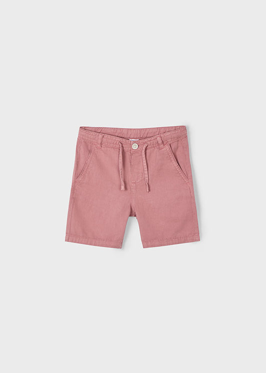 Mayoral - Guava Linen Bermuda Shorts