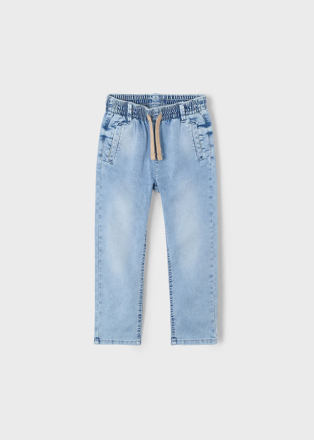 Mayoral - Soft Denim Jogger Pants