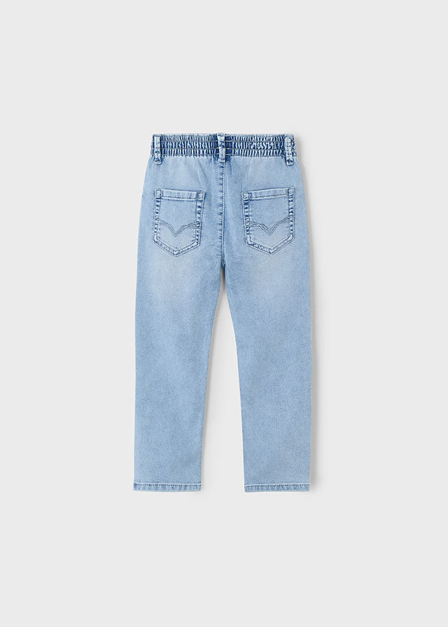 Mayoral - Soft Denim Jogger Pants
