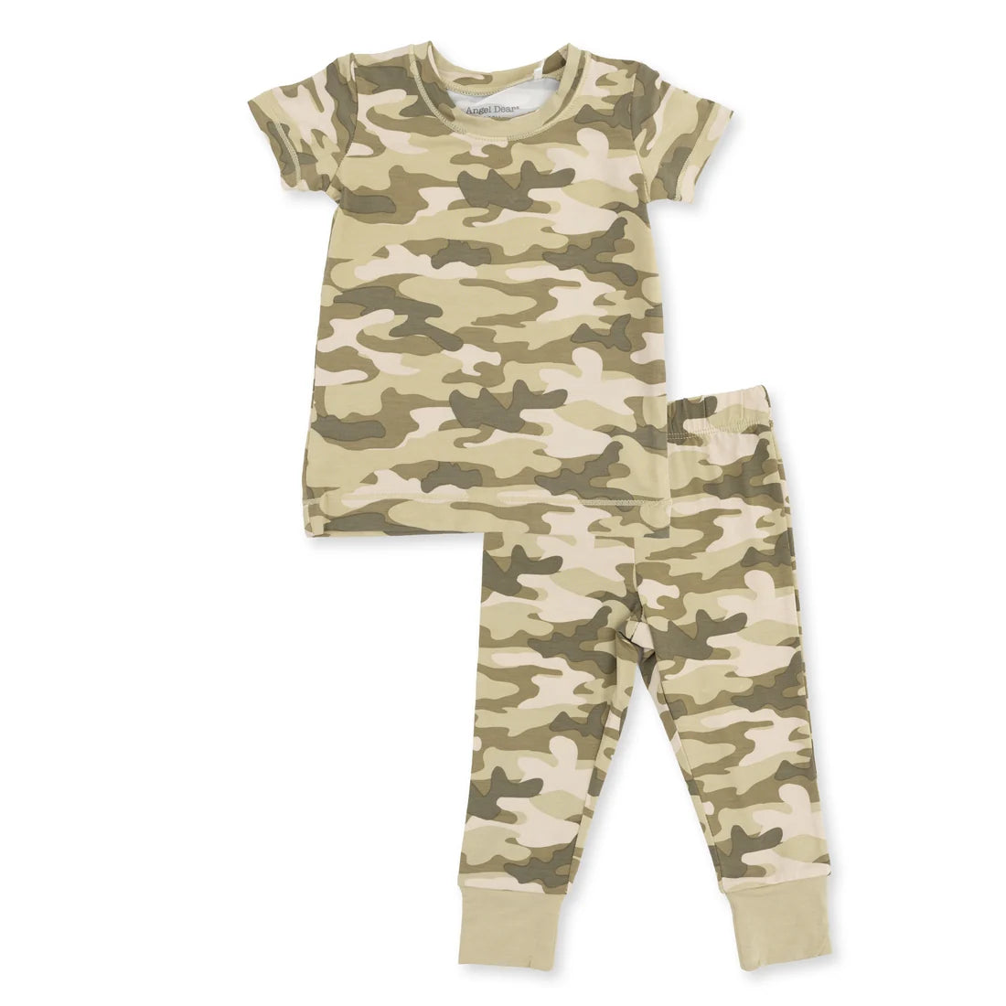 Angel Dear - Camo Short Sleeve Loungewear Set