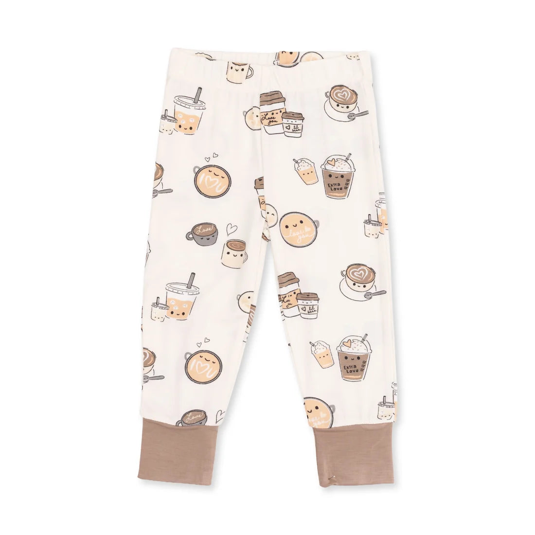 Angel Dear - Love you A Latte Short Sleeve Loungewear Set