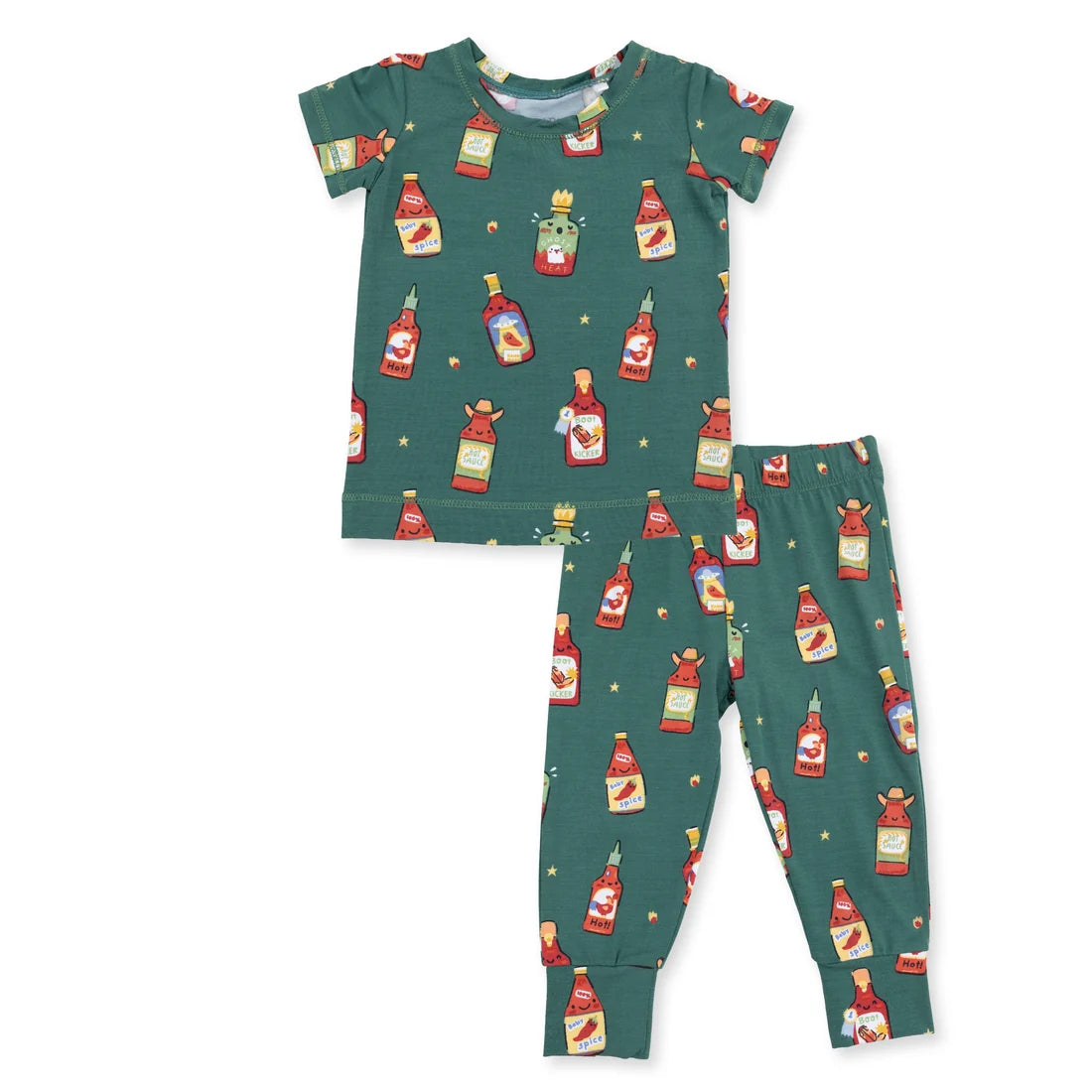 Angel Dear - Spice Spice Baby Short Sleeve Loungewear Set