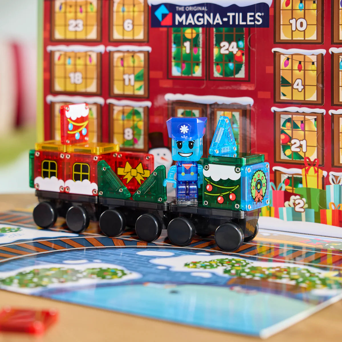 Magna-tiles - MicroMAGS Advent Calendar 34pc