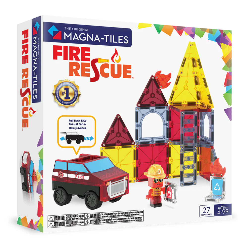 Magna-tiles - Fire Rescue-27 Piece Set