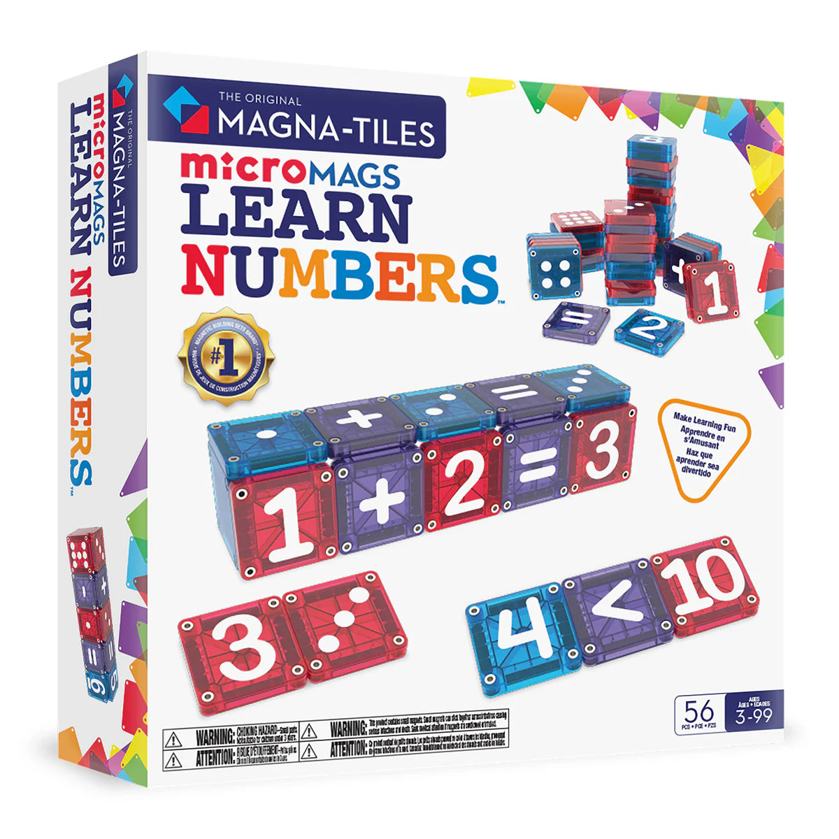 Magna-tiles - LEARN Numbers 56 pc Set