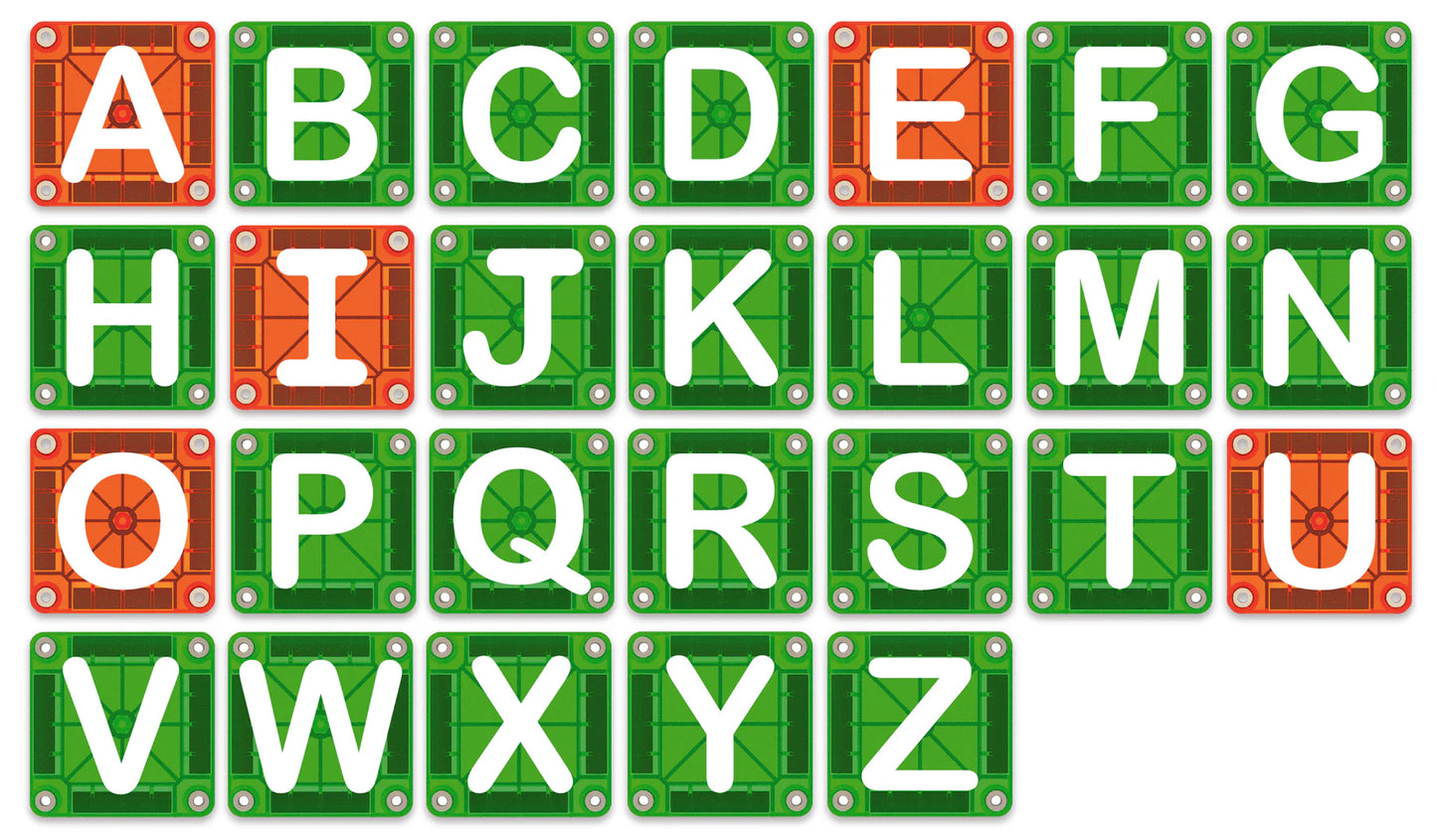 Magna-tiles - LEARN Letters 56 pc Set