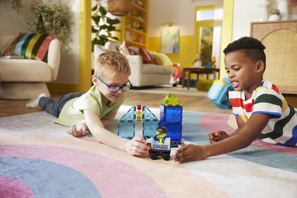 Magna-tiles - Police Patrol- 20 Piece Set