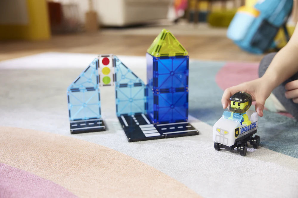 Magna-tiles - Police Patrol- 20 Piece Set
