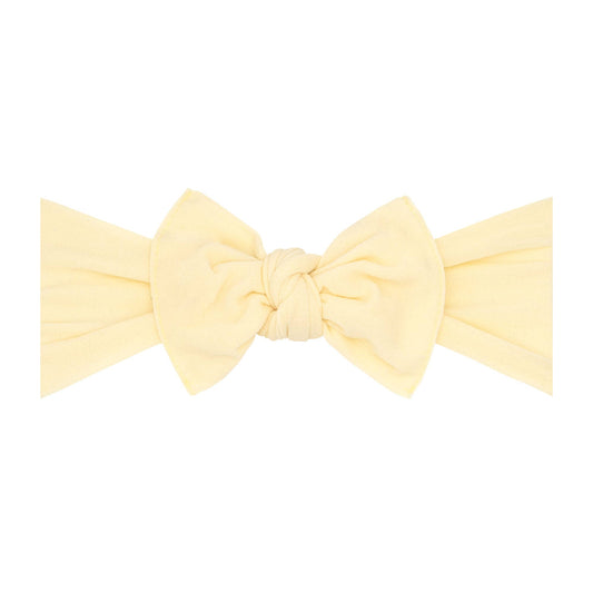 Baby Bling Bows - Baby Bling® The Original Knot soft nylon headband: Honeysuckle yellow