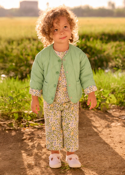 Mayoral - Sky Floral Long Trousers (1509)