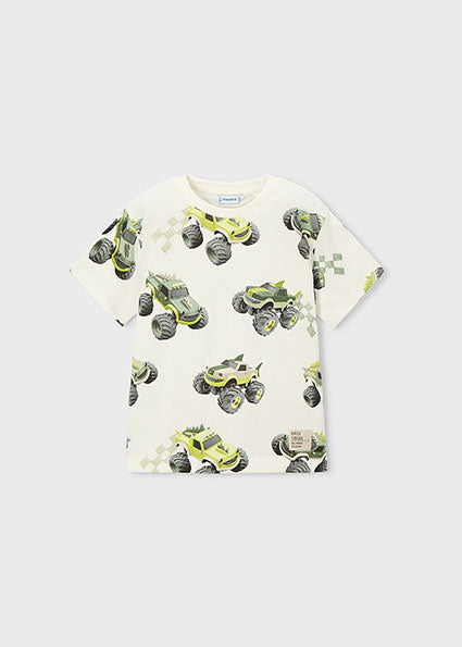Mayoral - Trucks Short Sleeve T-Shirt (3068)