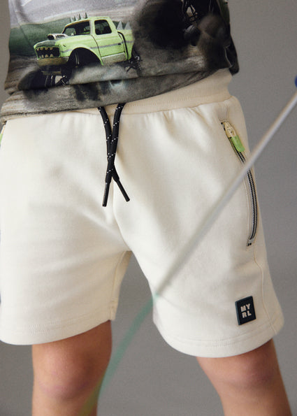 Mayoral - Hemp Zipper Bermuda Shorts (3209)