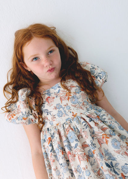 Mayoral - Salmon Printed Dress (3928)