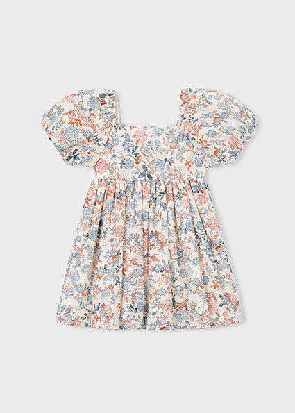 Mayoral - Salmon Printed Dress (3928)