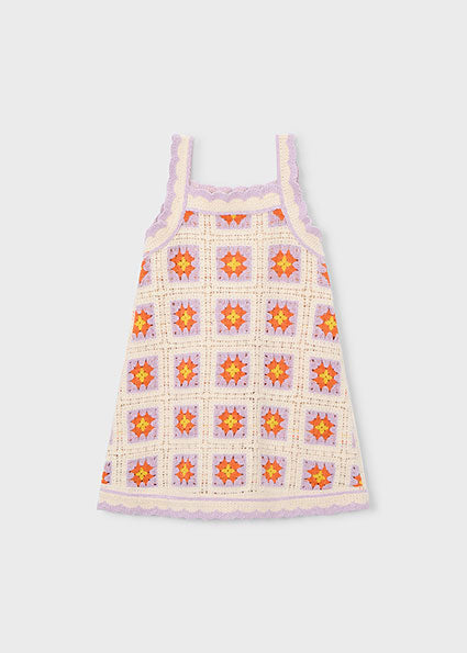 Mayoral - Bone Crochet Dress (3935)