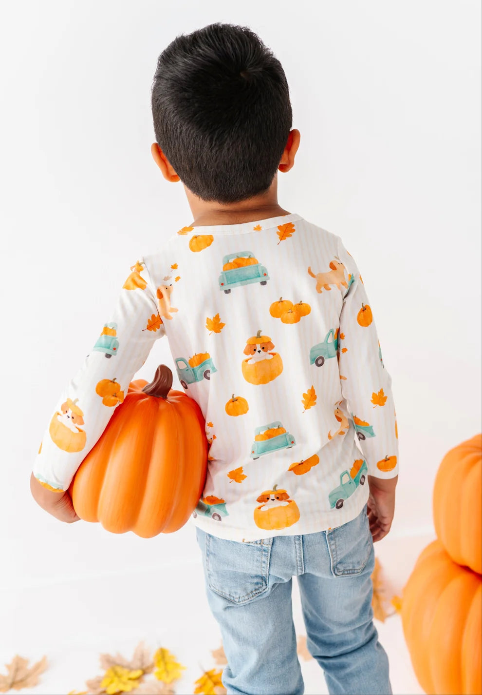 Birdie Bean - Puppy Patch Long Sleeve Henley