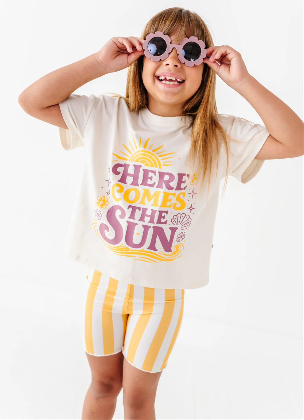 Birdie Bean - Here Comes the Sun Boxy T-Shirt