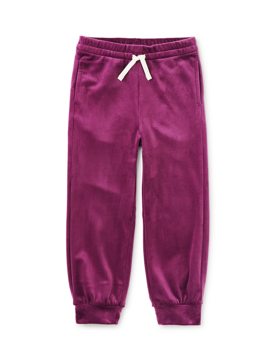 Tea Collection - Easy Fit Very Velour Joggers || Cosmic Berry