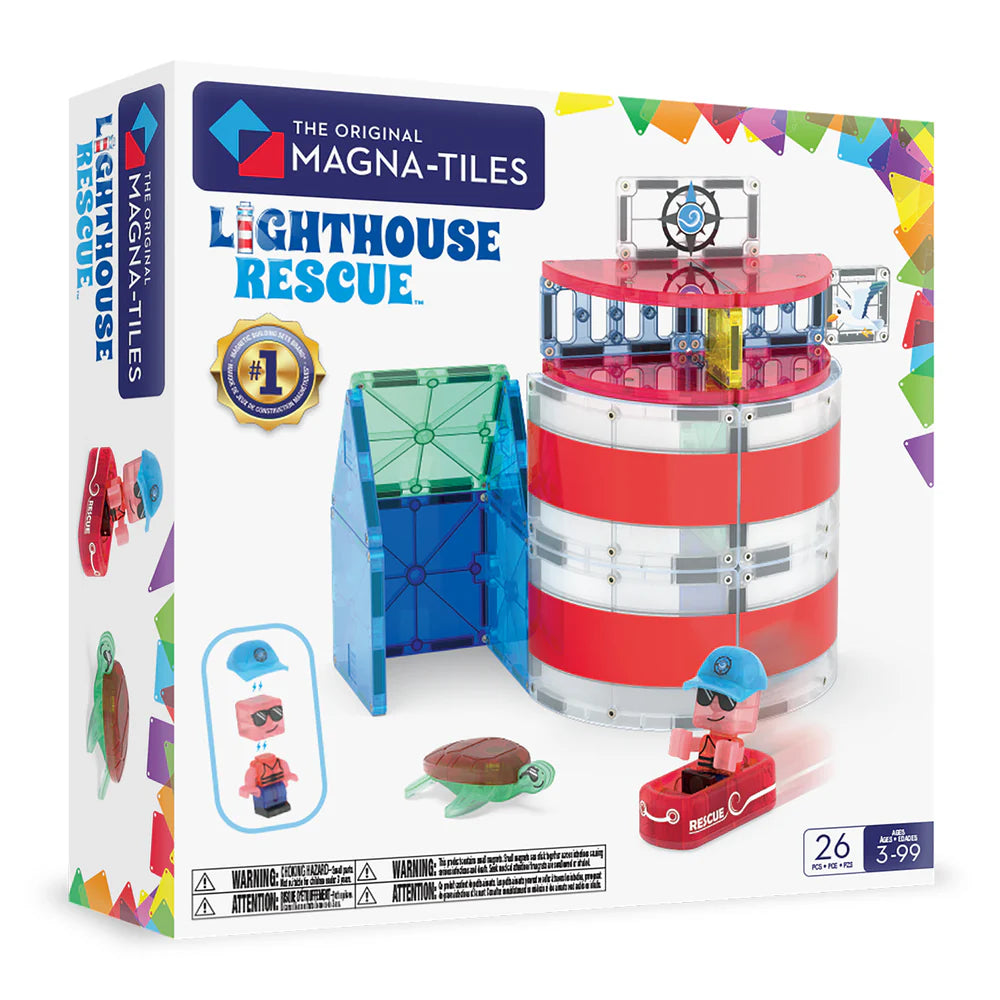 Magna-tiles - Lighthouse Rescue 26pc Set