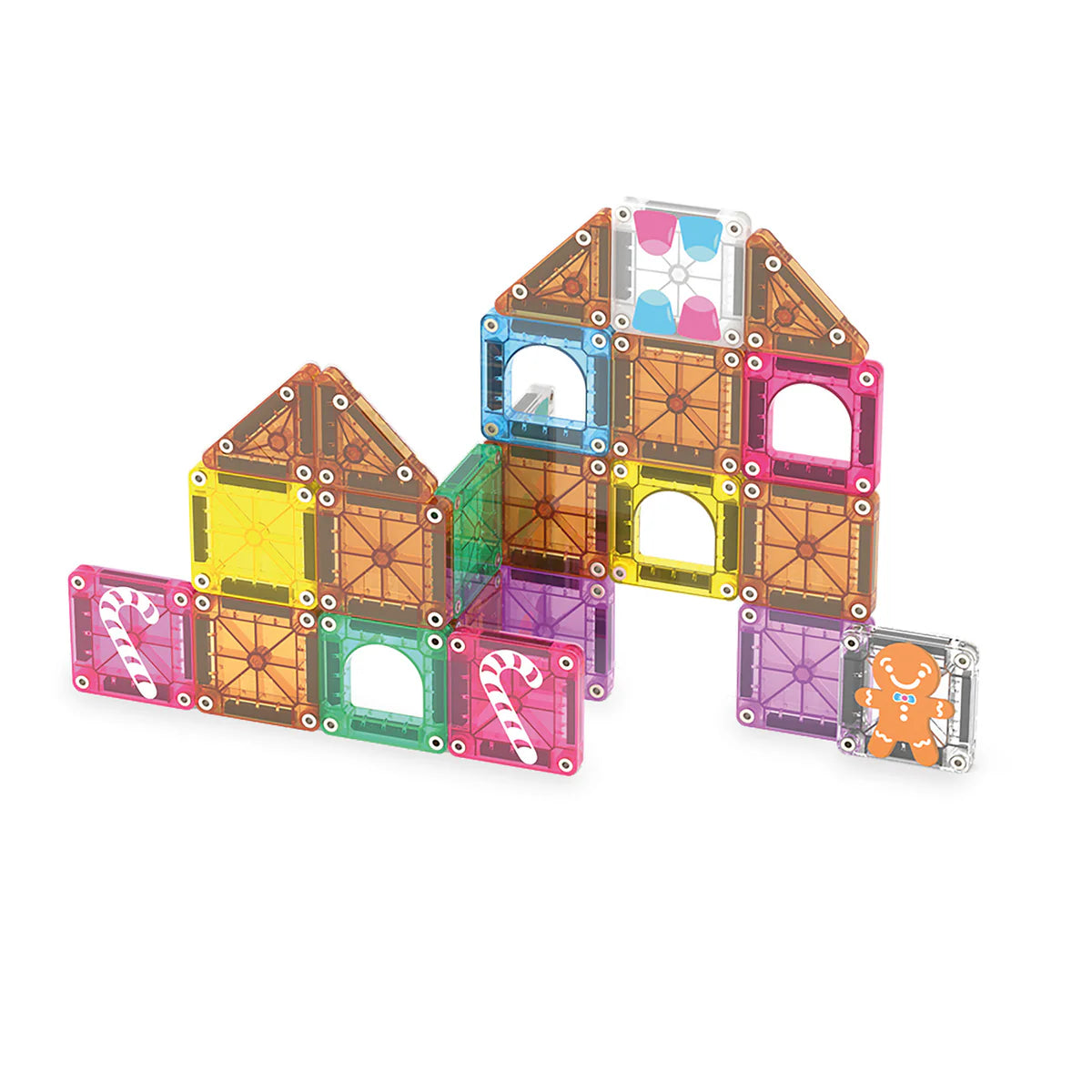 Magna-Tiles - microMAGS Travel Gingerbread House 24pc