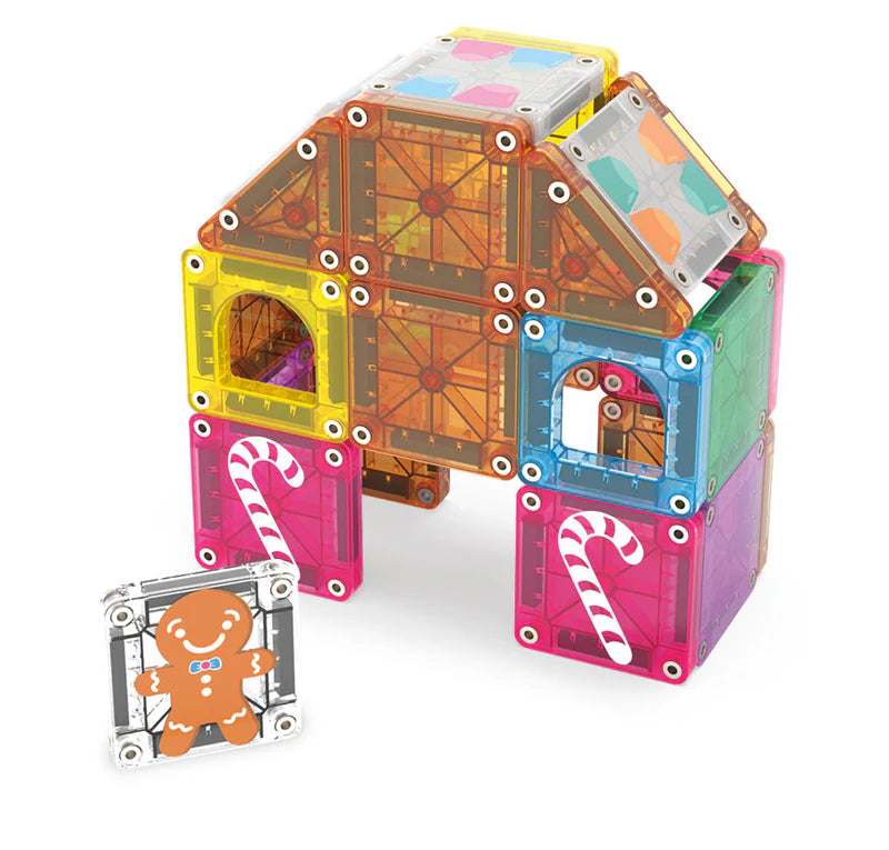 Magna-Tiles - microMAGS Travel Gingerbread House 24pc