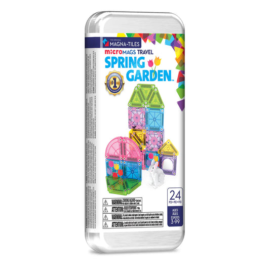 Magna-Tiles - microMAGS Spring Garden 2-Piece Travel Set