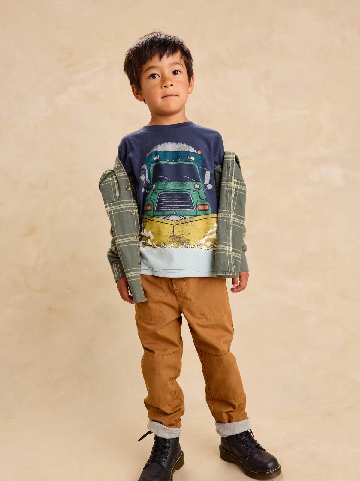 Tea Collection || Cozy Does It Lined Pants- Acorn