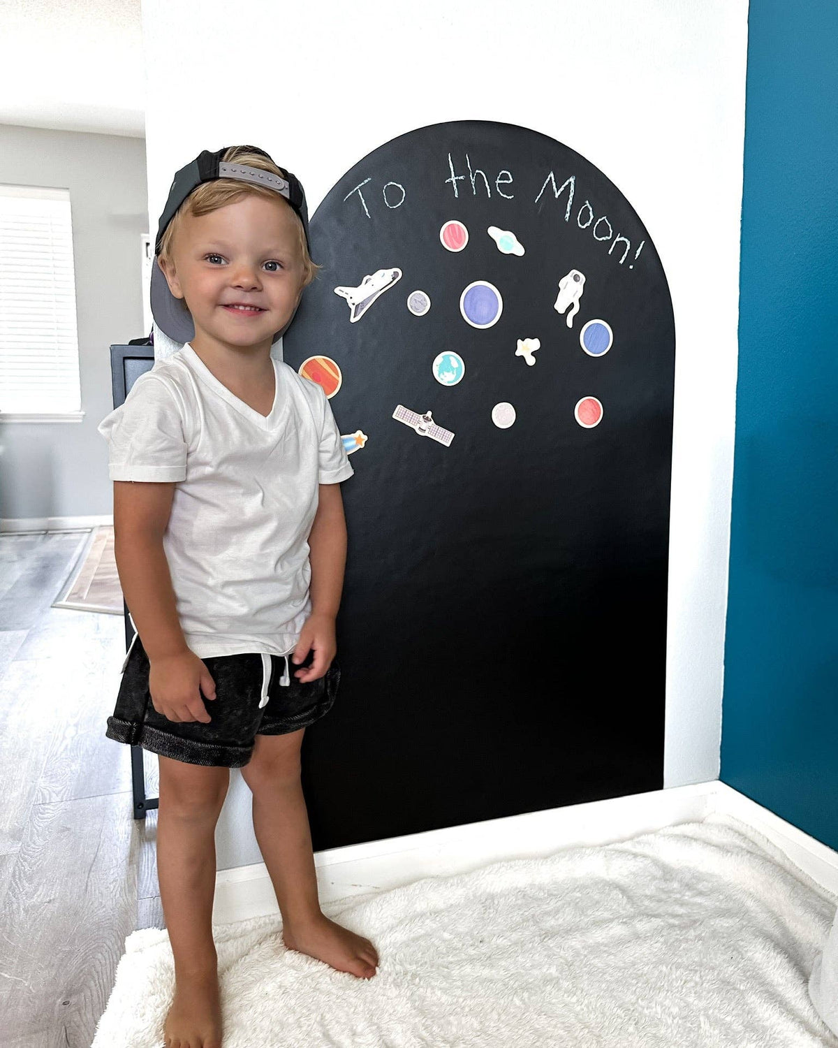 Cherrypick - Magic Playwall - ORIGINAL Arch Magnetic Wall Decal for Kids: Blush