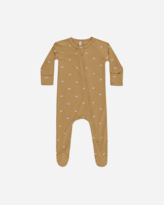 Quincy Mae - Modal Zip Footie PJ || Suns