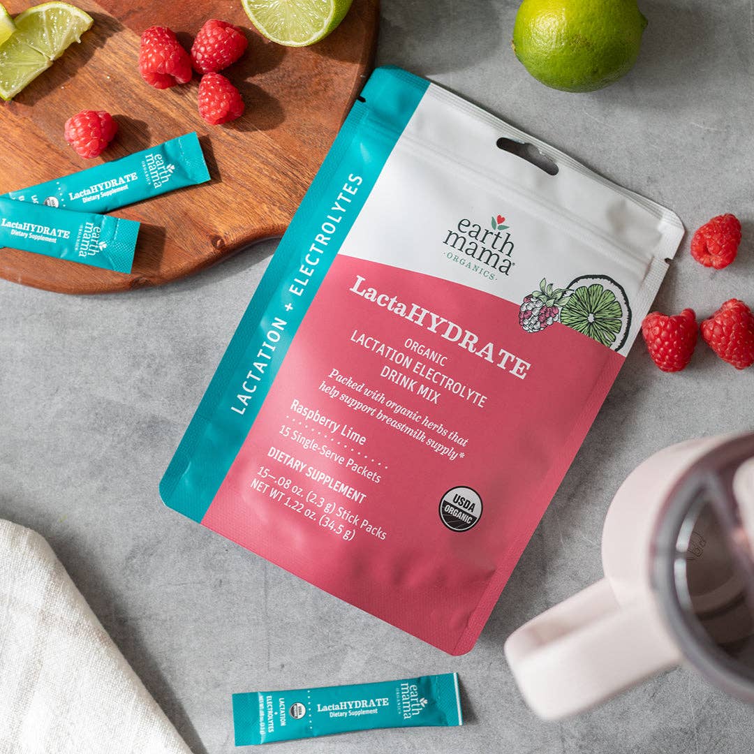 Earth Mama Organics - LactaHYDRATE Organic Lactation Electrolyte Drink Mix