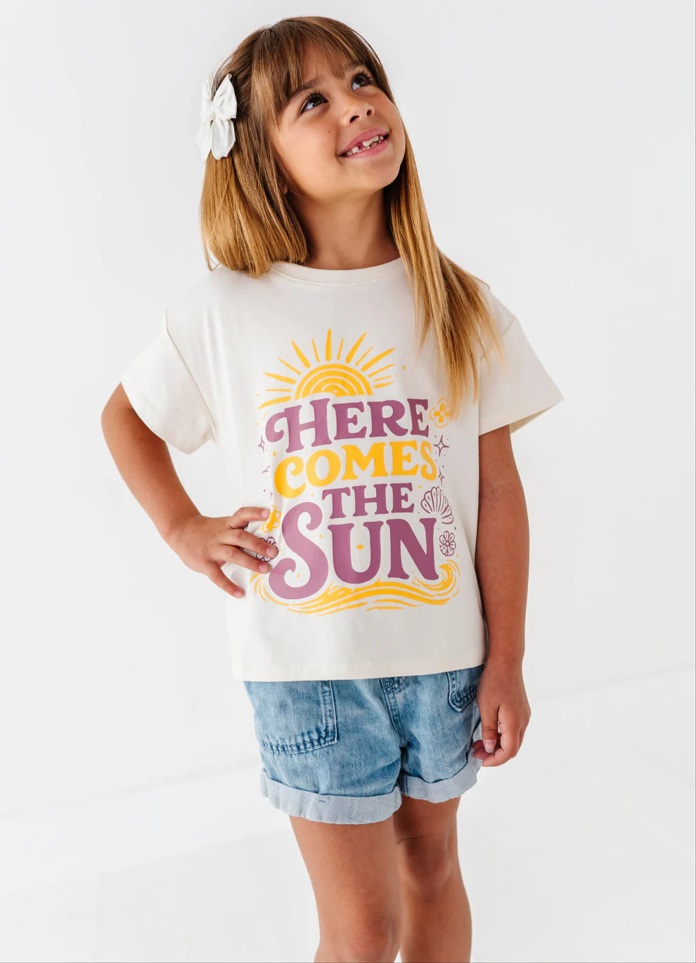 Birdie Bean - Here Comes the Sun Boxy T-Shirt