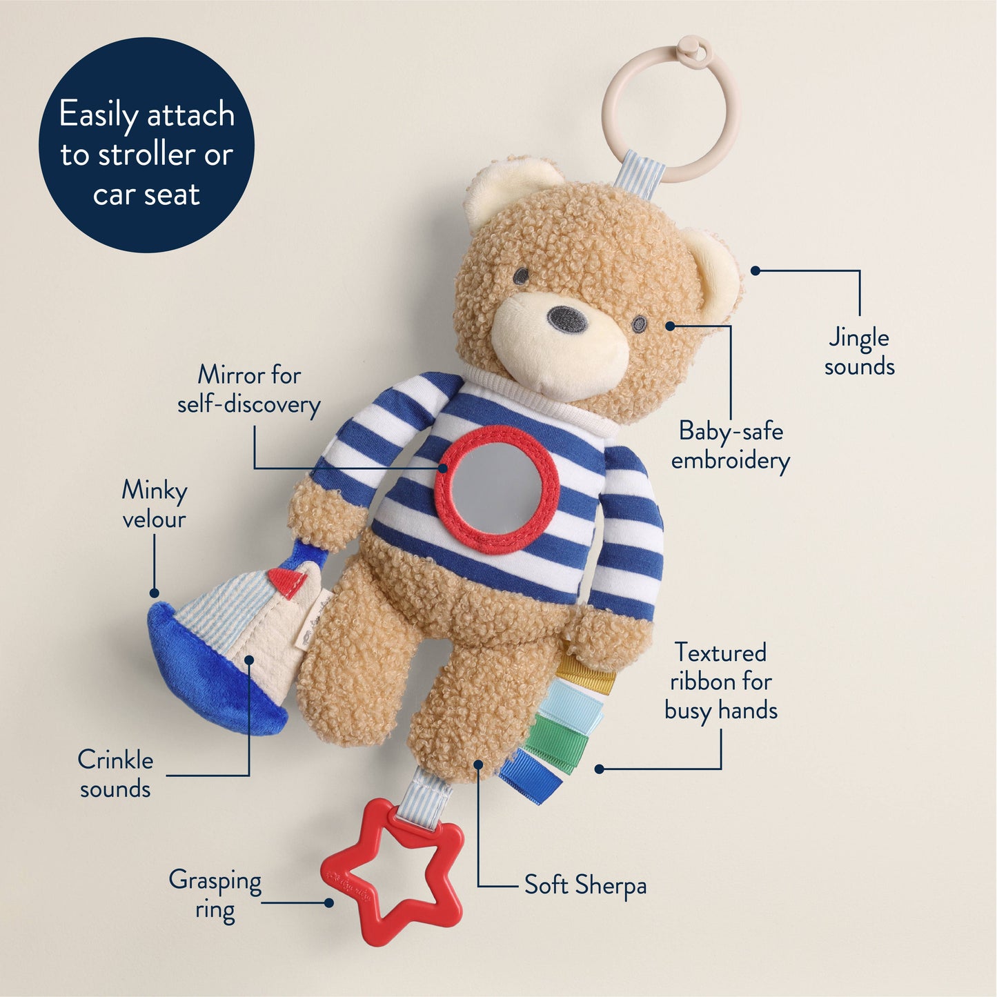 Itzy Ritzy - Bitzy Traveler™ Bear
