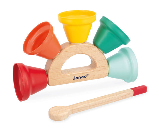 Janod -  Gioia - Bells - Musical Toy - Early Learning 18 Months+