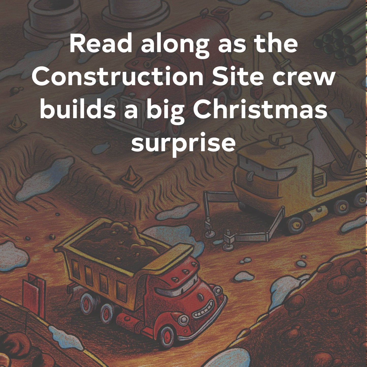 Chronicle Books - Construction Site on Christmas Night Book