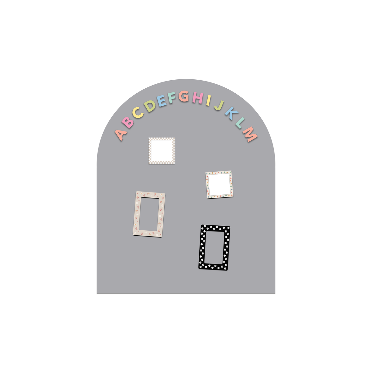 Cherrypick - MINI Magic Playwall - Arch Magnetic Art Wall Decal: Blush