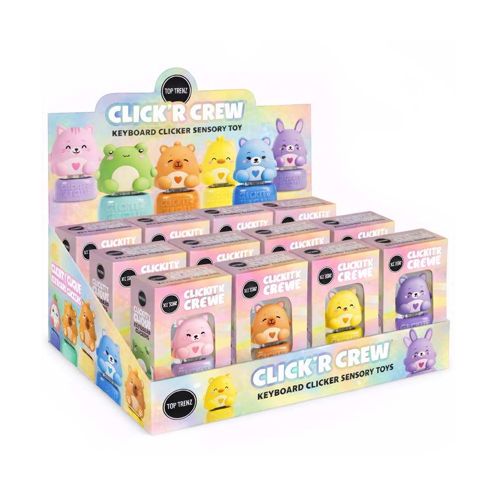 Top Trenz Inc - CLICK’R CREW Keyboard Clickers - Moody Edition