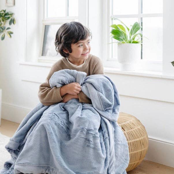 Saranoni - LUSH RECEIVING BLANKETS: Chambray