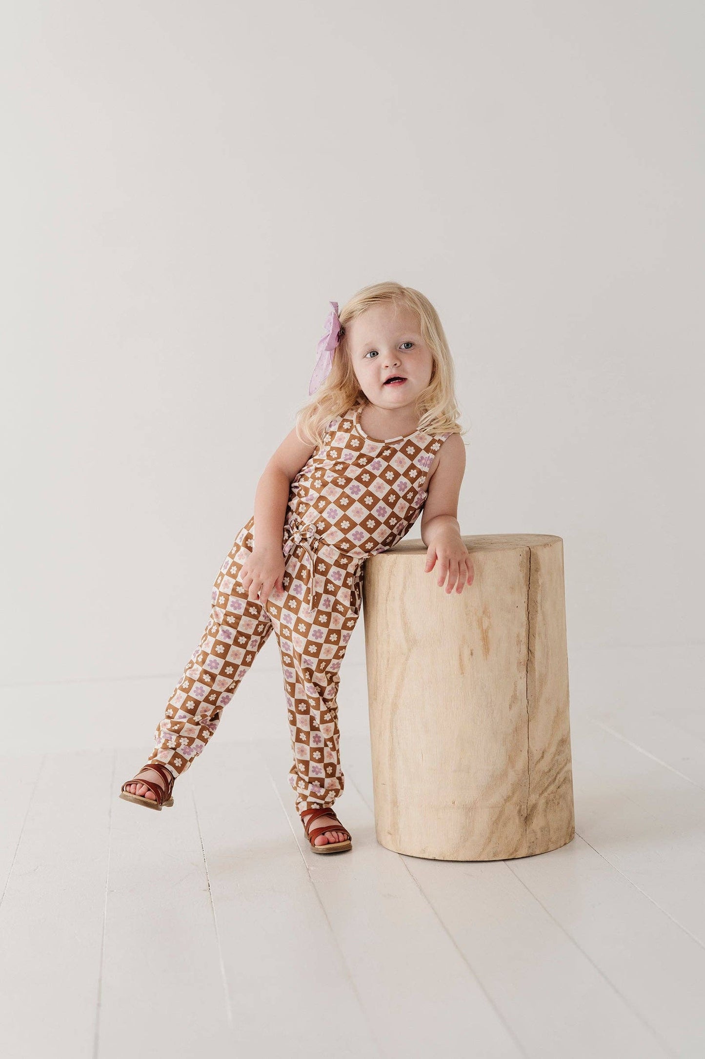 babysprouts clothing company - Checker in Retro Daisy Jumper