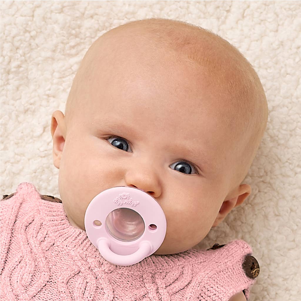 Itzy Ritzy - Latch & Soothe™ Breastlike Pacifier: Pink
