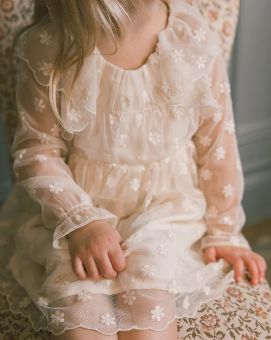 Noralee - Celine Dress | Embroidered Daisy