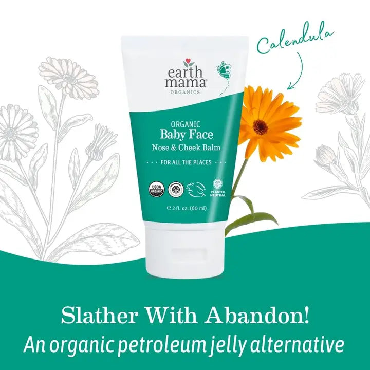 Earth Mama Organics - Organic Baby Face Nose and Cheek Balm
